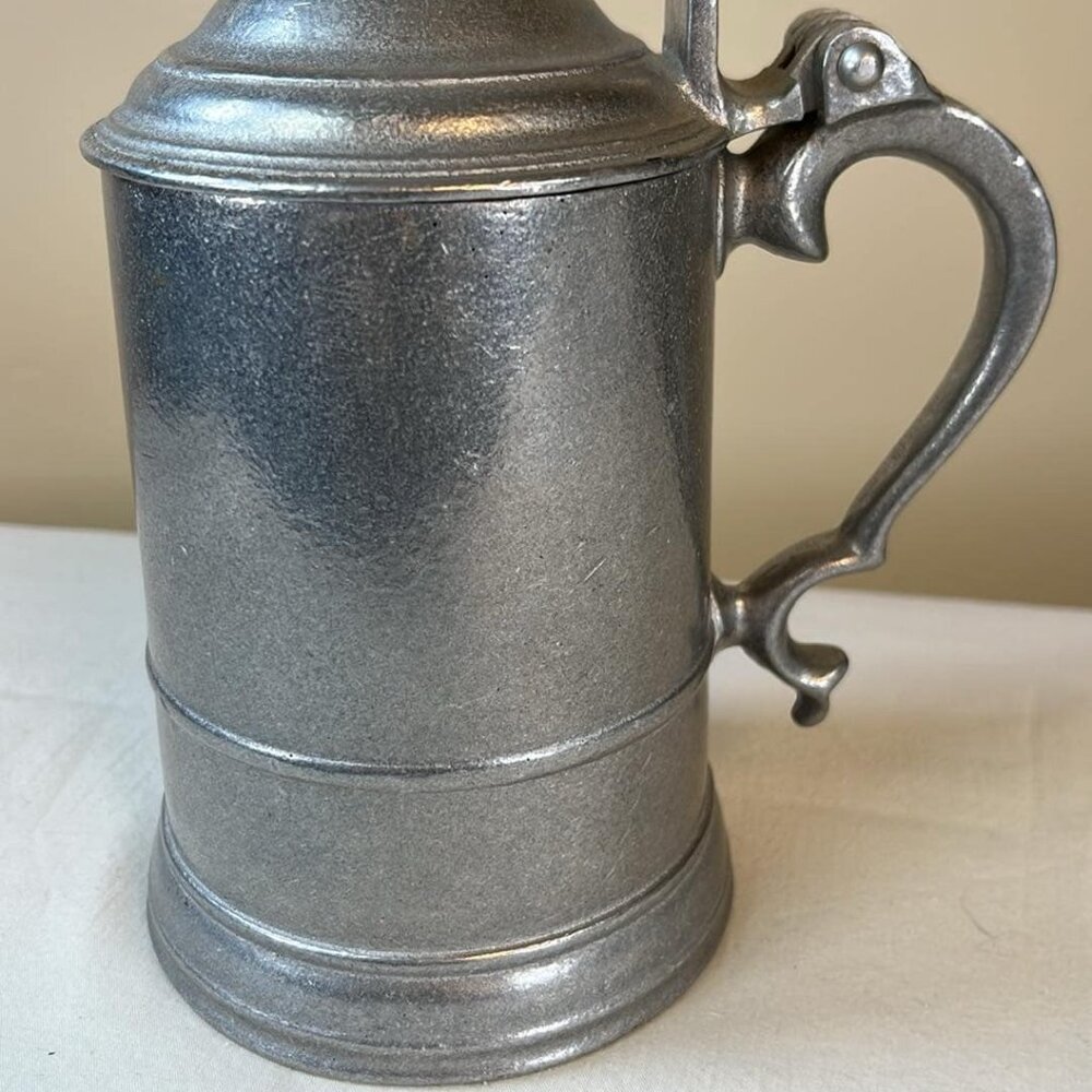 Vintage Wilton Armetale Domed Lidded Tankard Tavern Pub Renaissance Props  Gift